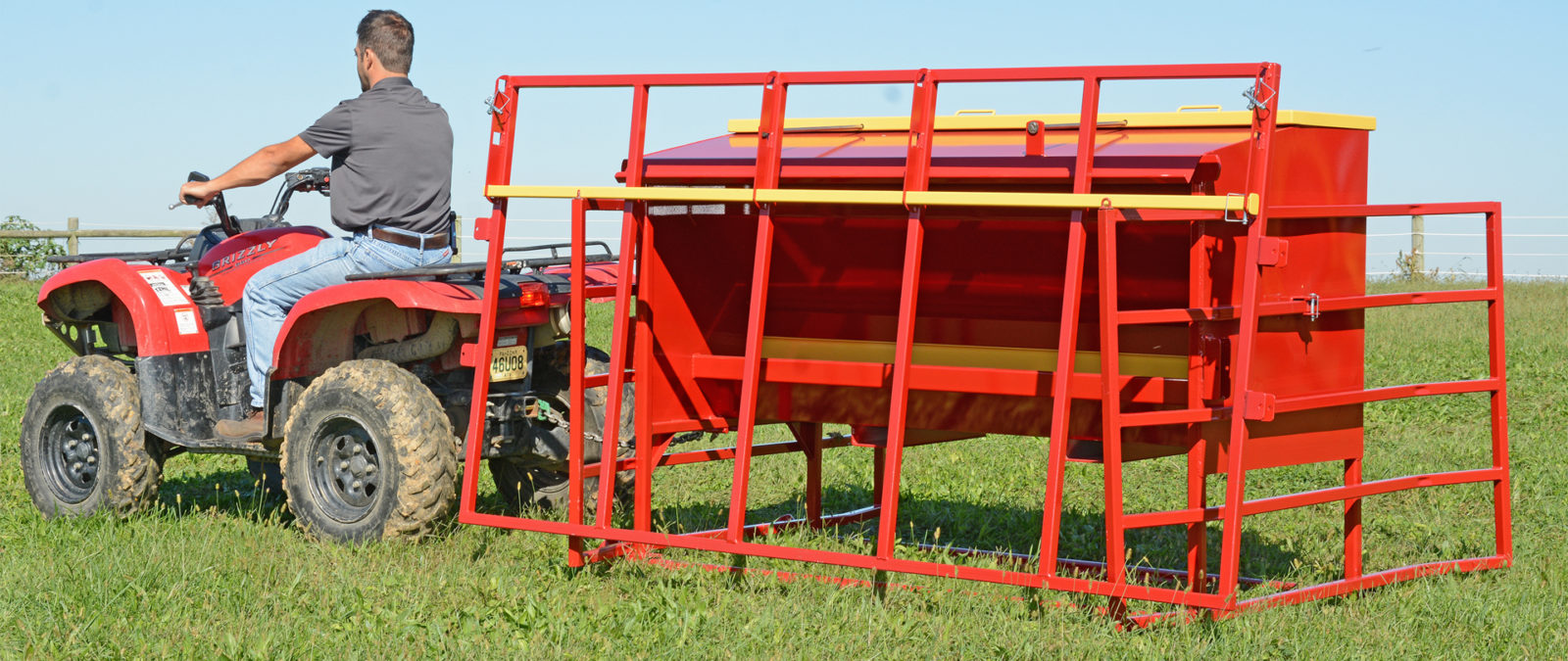 A cattle feeder for creep feeding