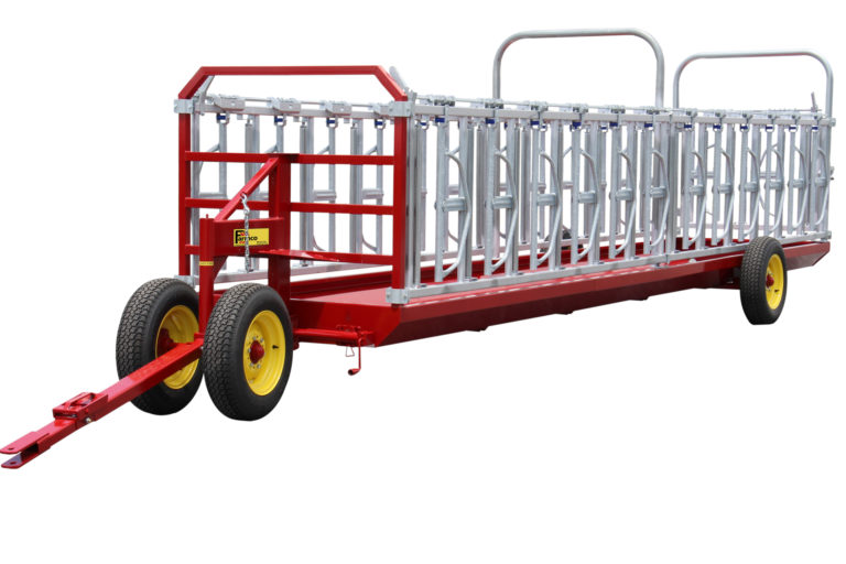 Hl Feeder Wagon Cattle Headlock Feeders Farmco Manufacturing